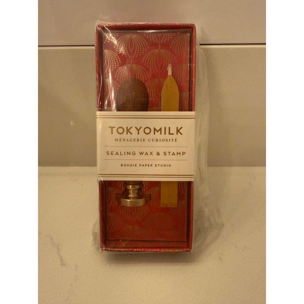 TokyoMilk Sealing‎ Wax Stamp & Menagerie Curiosite Notecard Set Gift Bundle NWT - Picture 4 of 7